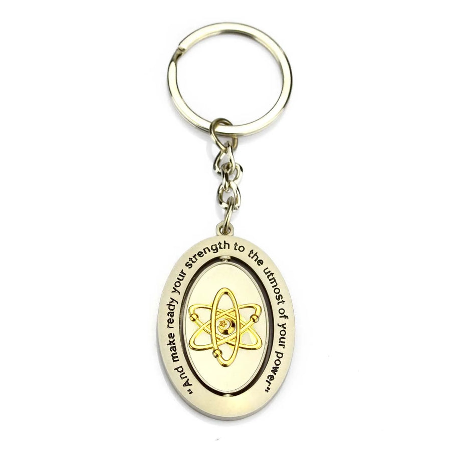 Custom Stainless Steel Spinning Keychain | 7-Day Lead | Negotiable MOQ