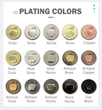 Custom 3D Enamel Challenge Coin 10pcs MOQ | Zinc Alloy, Double-Sided, Gold/Antique Plating for Military