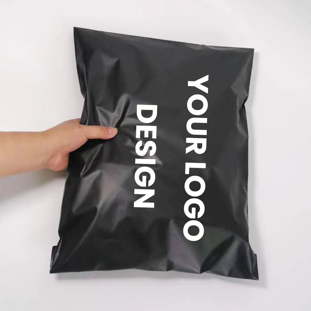 Custom Printed Poly Mailers 60 Micron | 100 Pcs MOQ Eco-Friendly Pink Shipping Envelopes