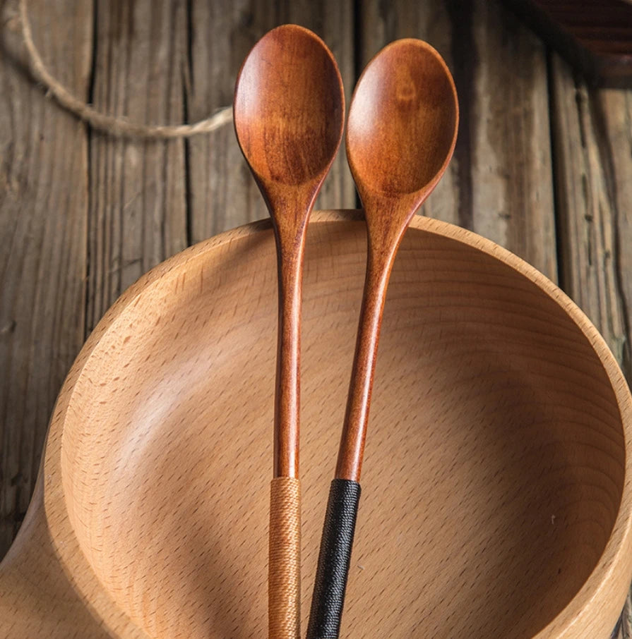 Custom Wooden Tableware Sets with Logo – Hand Polished, Sustainable