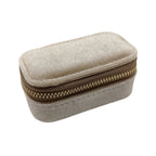 Custom Velvet Zipper Jewelry Box Wholesale | 50 MOQ Luxury Packaging
