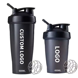Plastic Shaker Bottle with Flip Lid for Gym, Protein Mix and Daily Hydration (400ml / 600ml)