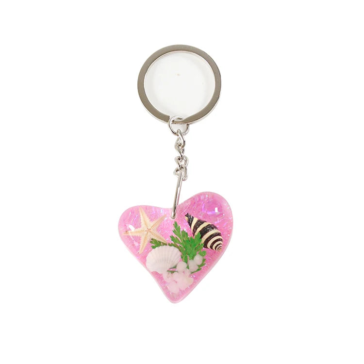 Custom Starfish Keychains: 12 MOQ, 15-Day Lead, 3D Resin | Real Shell Epoxy Keyrings for Gifts