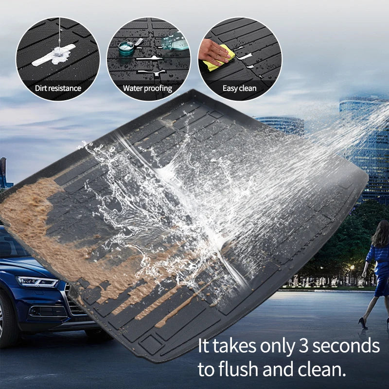 Kia & Hyundai Custom Fit All-Weather TPE Trunk Mat