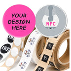 Custom UHF RFID Tags Long Range | 100 Pcs MOQ Printable Labels