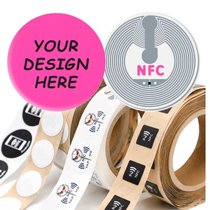Custom UHF RFID Tags Long Range | 100 Pcs MOQ Printable Labels