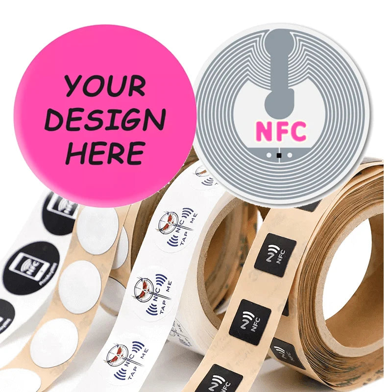 Custom UHF RFID Tags Long Range | 100 Pcs MOQ Printable Labels
