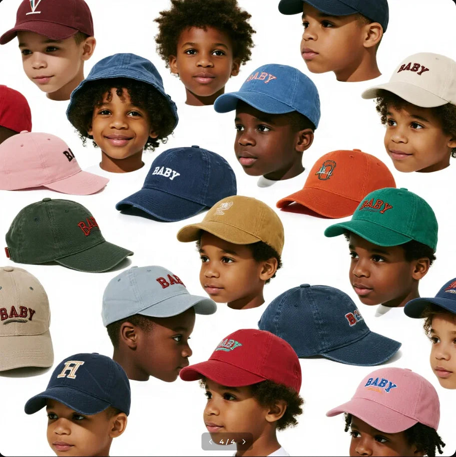 Custom Embroidered Children's Hats | MOQ 50 | 31-Day Lead