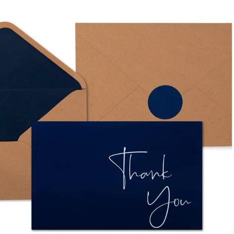 Custom Thank You Cards with Logo | 500-Box MOQ | 15-Day Lead