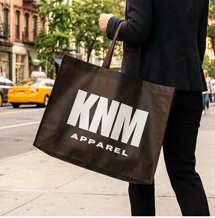 Custom Non-Woven Tote Bags | 8-10KG Capacity | 100 MOQ | 10-Day Lead