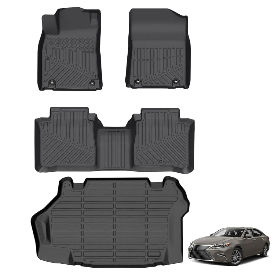 Lexus ES300h 2013-2018 Custom Fit TPE Trunk Mat