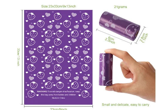 Custom Cornstarch Dog Poop Bags | Biodegradable Compostable | Eco-Friendly Wholesale
