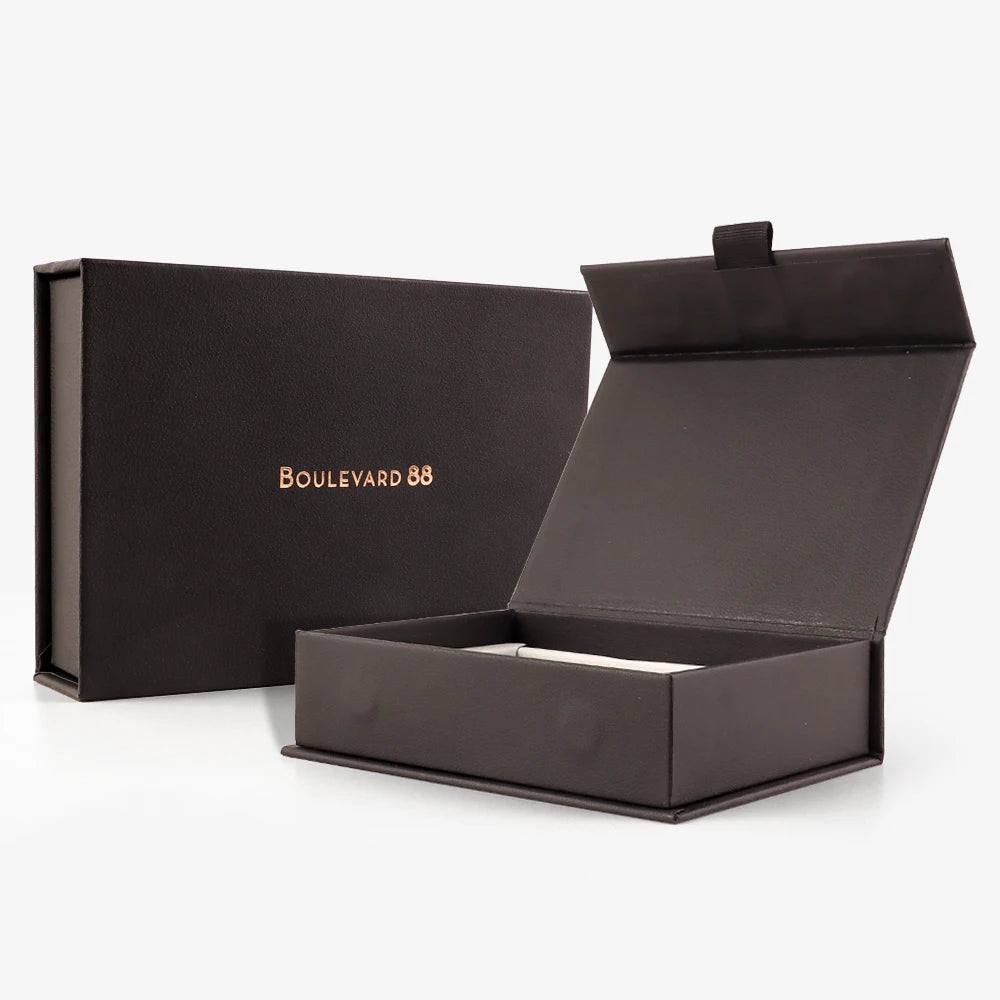 Custom Luxury Rigid Gift Box with Magnetic Closure | 500 MOQ, Matte Finish, Recycled