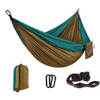 Custom 210T Parachute Nylon Hammock with Logo | 200kg Capacity, 1 MOQ, Camping