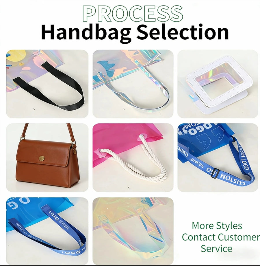 Custom PVC Tote Bags with Logo | 50 MOQ Waterproof Wholesale