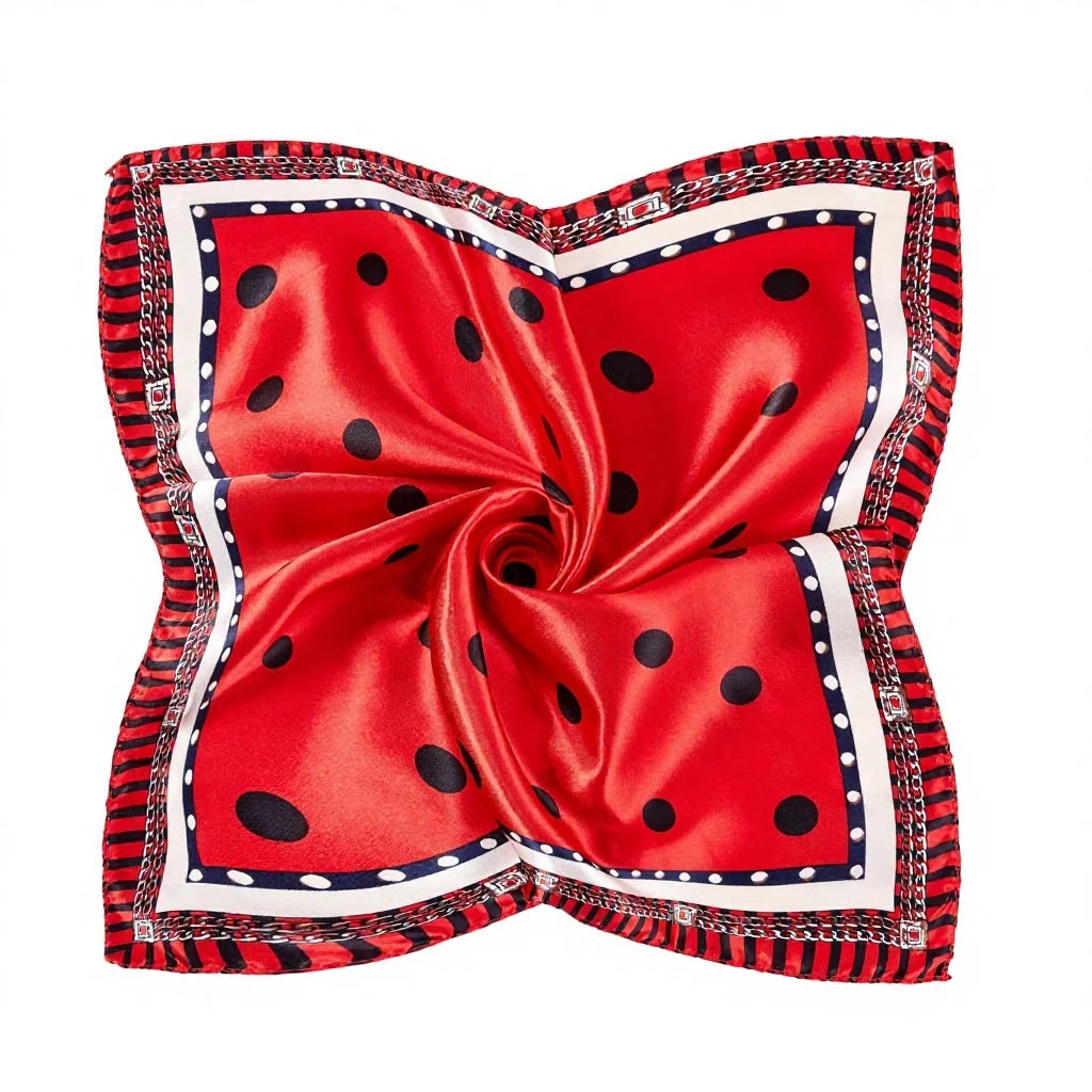 Personalized Silk Satin Scarves | 2-Piece MOQ & 3-7 Day Lead Time | 46 Colors | OEM Manufacture