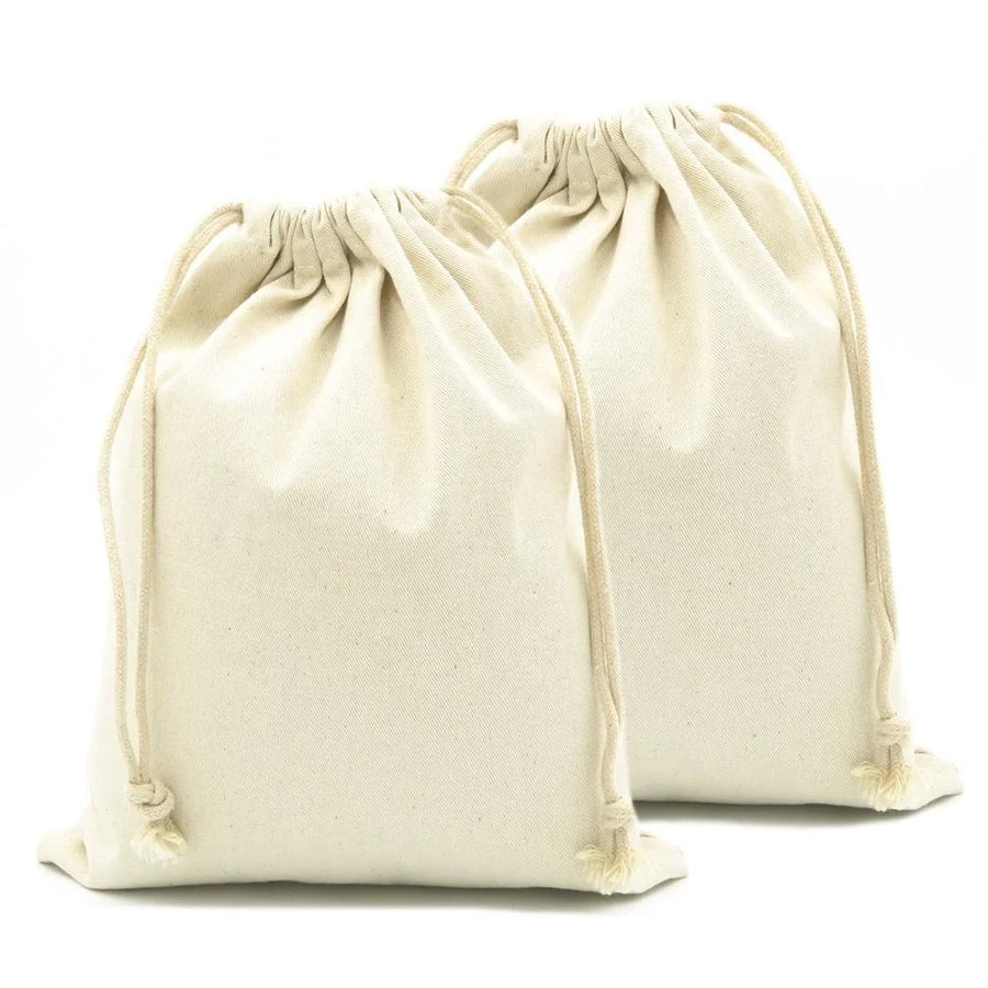 Custom Cotton Canvas Bag | Eco-Friendly | Drawstring | Custom Logo | 50 MOQ