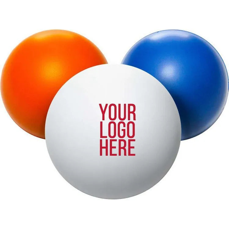 Custom PU Stress Balls with Logo | 200 MOQ | $0.05 Logo | BSCI/EN71