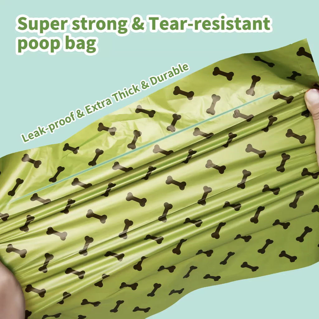 Custom Cornstarch Dog Poop Bags | Biodegradable Compostable | Eco-Friendly Wholesale