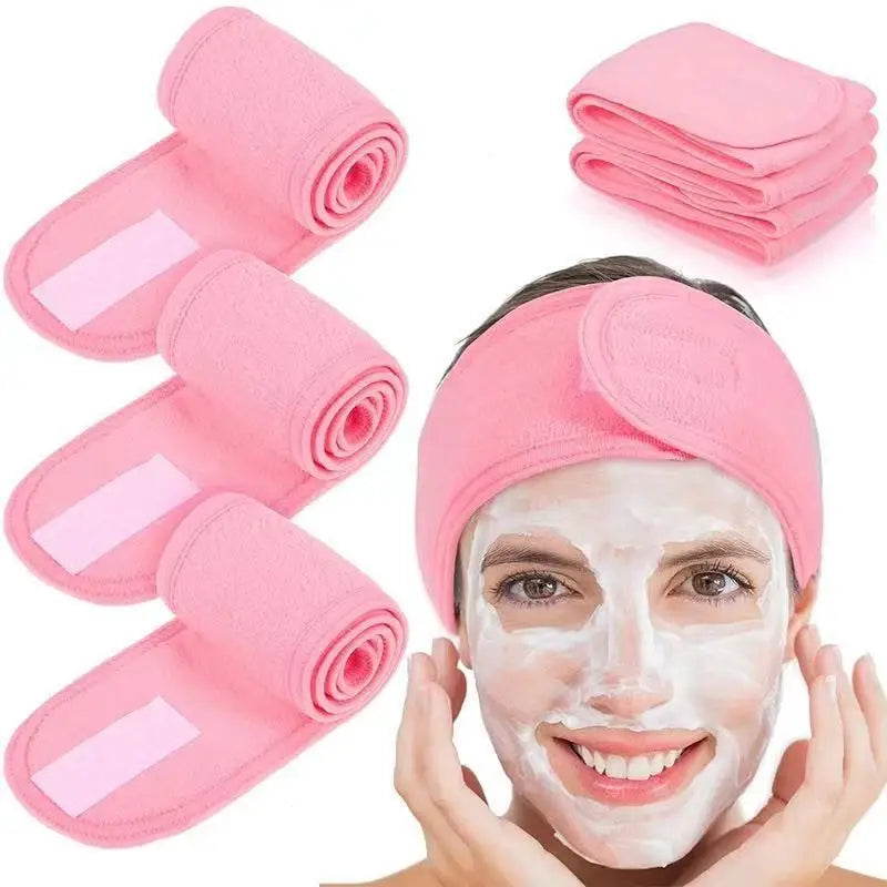 Custom Microfiber Spa Headband for Face Washing & Skincare | Wholesale Bulk