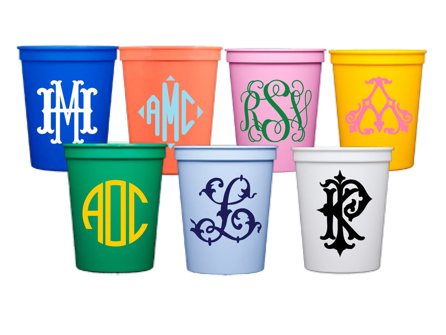 Custom 16oz PS Plastic Stadium Cups with Logo | 100 MOQ BPA-Free Reusable