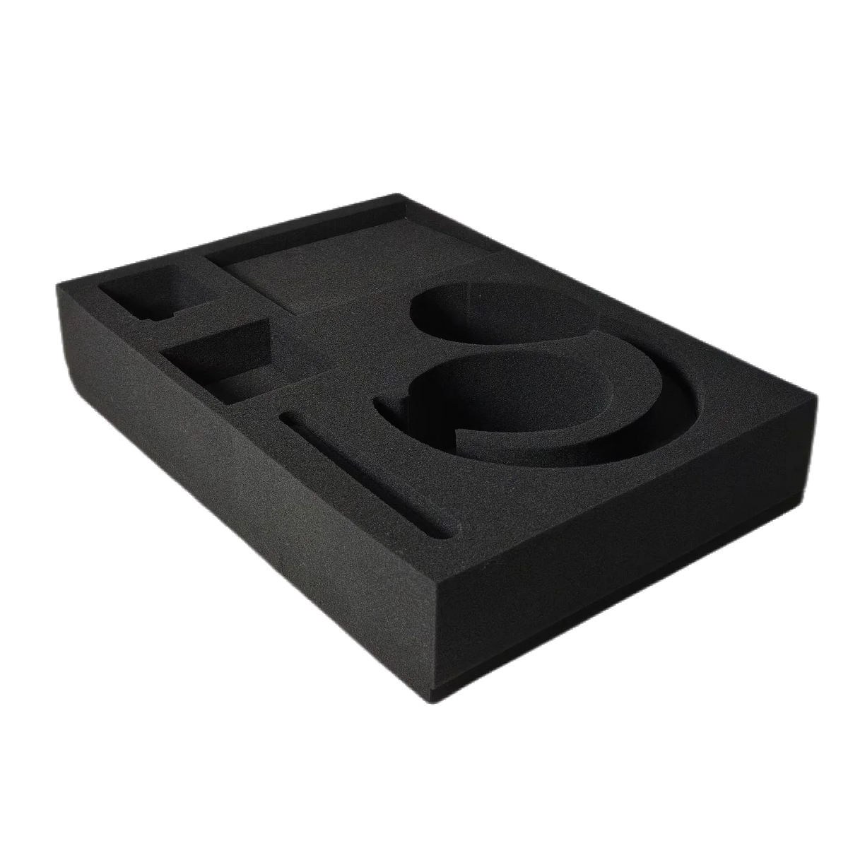 Custom EVA PU Foam Box Inserts Black | MOQ 500