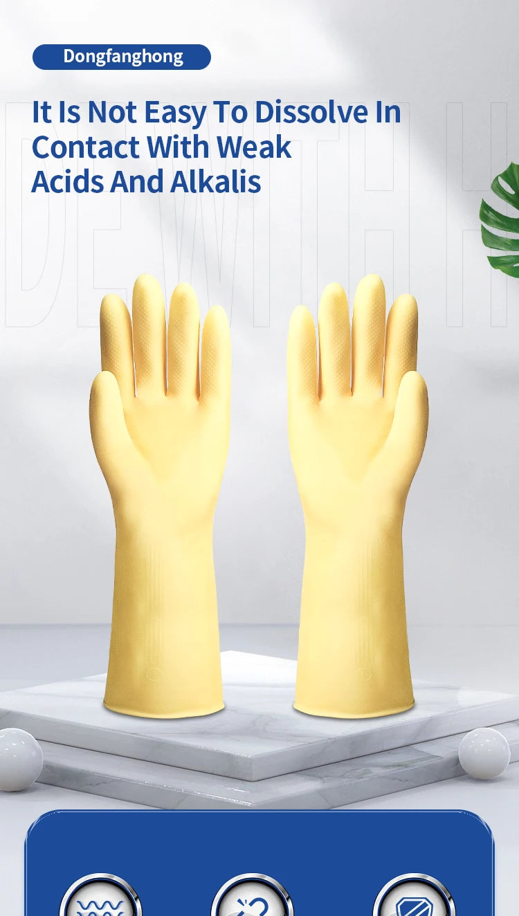 CE Certified Latex Gloves for Household Cleaning | Custom Logo, EN388 Compliant Bulk Order