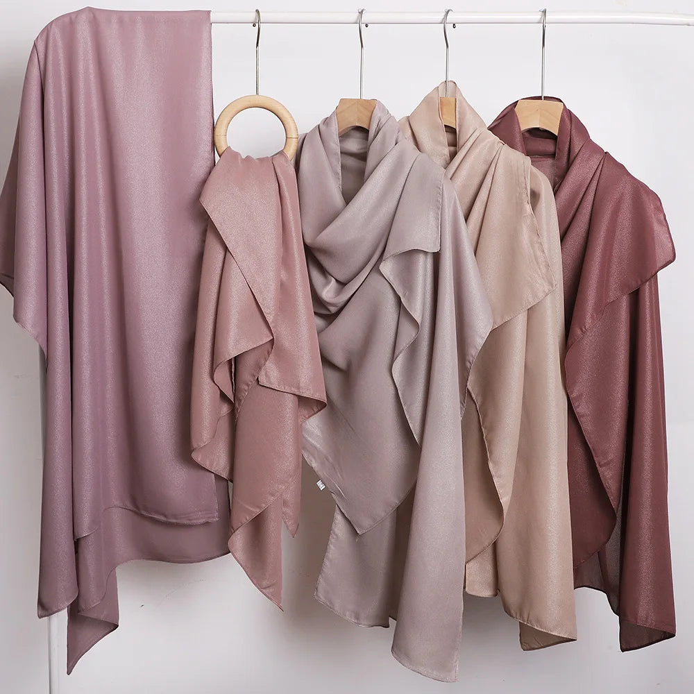 Pearl-Luster Polyester Headscarves | 20-Piece MOQ & 7-Day Lead Time | Women's Fashion & Ethnic Wear