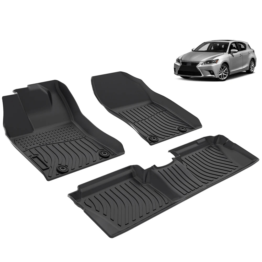 Lexus CT200h 2011-2017 Custom Fit All-Weather TPE Floor Mats