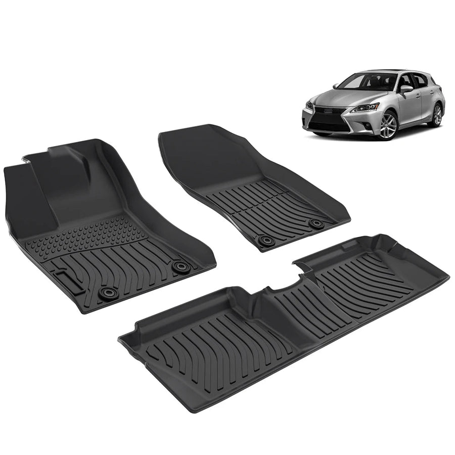 Lexus CT200h 2011-2017 Custom Fit All-Weather TPE Floor Mats