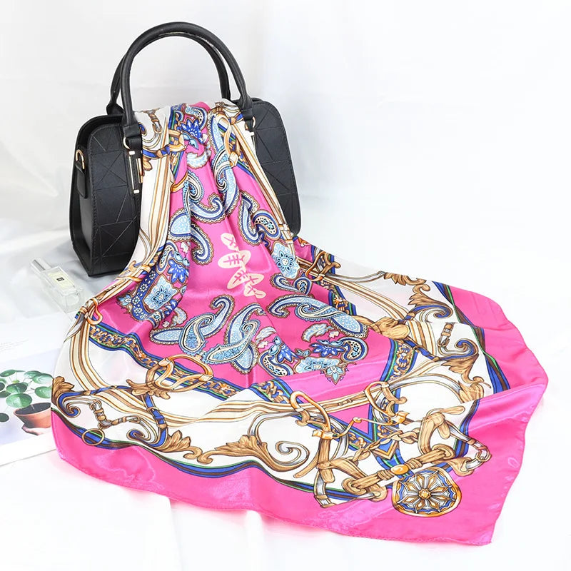 Personalized Silk Satin Scarves | 2-Piece MOQ & 3-7 Day Lead Time | 46 Colors | OEM Manufacture