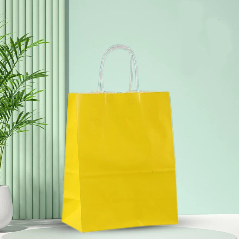 Kraft Paper Bags — Leakproof Bottom, 10,000 Pcs MOQ, Recyclable