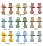Custom Silicone Toddler Feeding Set 6pcs | BPA-Free, Food-Grade, Logo Print/Laser, Free Sample