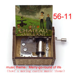 Wooden Hand-Cranked Music Box | Howl's Moving Castle | 10 MOQ | Custom