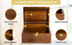 Custom Acacia Wood Storage Boxes with Logo – 14-Day Lead