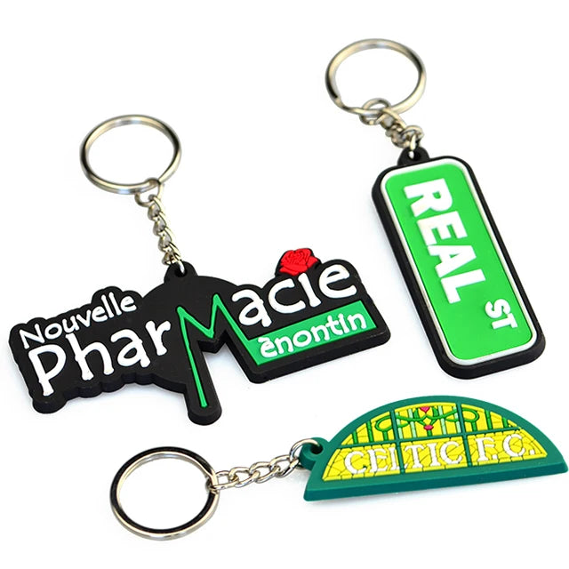 Custom Soft PVC Keychains | 2D/3D Logo | 100 MOQ | 7-Day Lead
