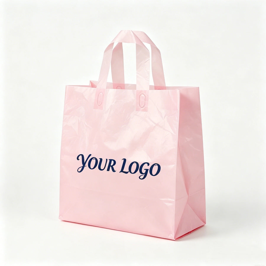 Custom HDPE Shopping Bags with Logo | MOQ 1000