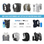 Custom Recycled Polyester Hydration Bag Pack | 3D Mesh Running Vest | Eco Friendly Custom Tote Bags Wholesale Sourcing