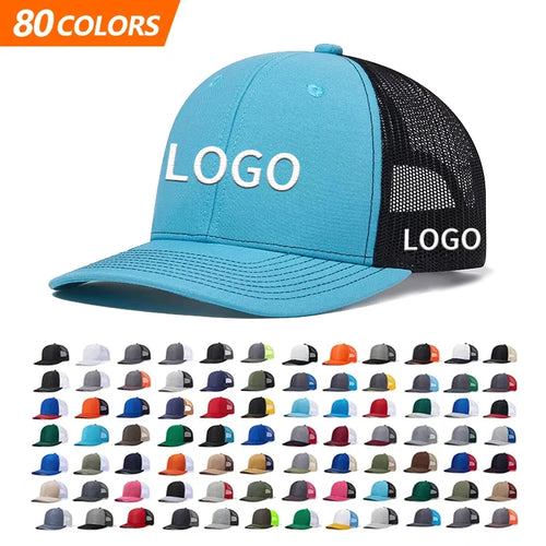 Custom Richardson 112 Trucker Hat | Leather Patch Cap MOQ 50