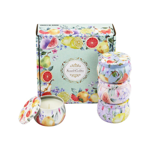 Custom Tin Candle with Logo | 2-Set MOQ | SGS Certified