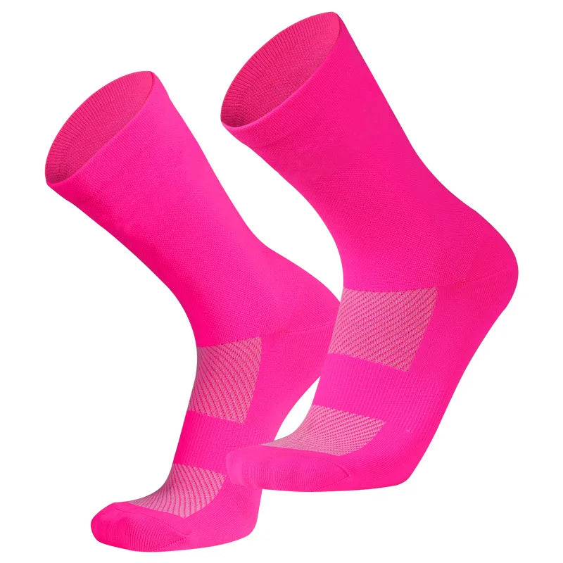 Custom Logo Cycling Socks Nylon Spandex | MOQ 100 pcs