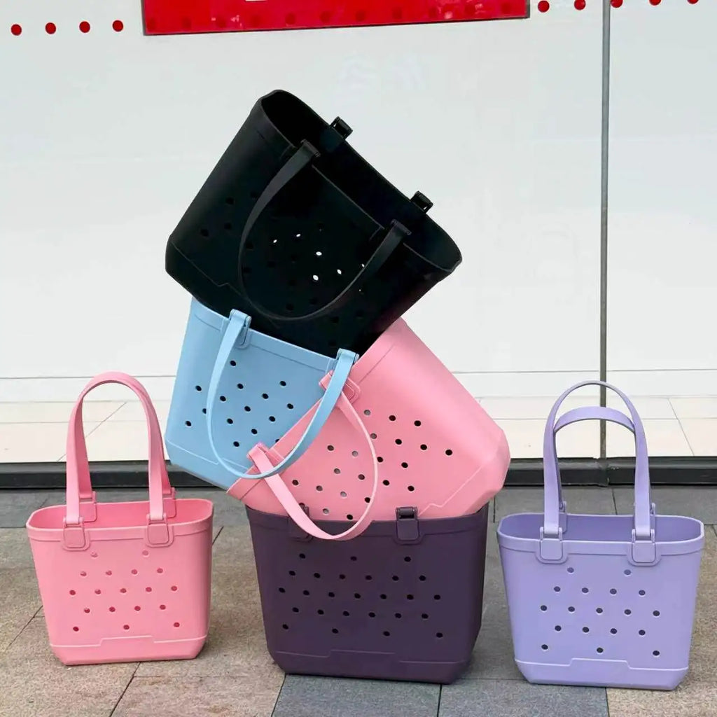Custom Waterproof EVA Beach Tote Bag | 10 MOQ, CE/UL/RoHS Certified, 30 Colors
