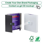 Custom Rigid Magnetic Box with Matte Black Finish | Luxury Packaging OEM Wholesale