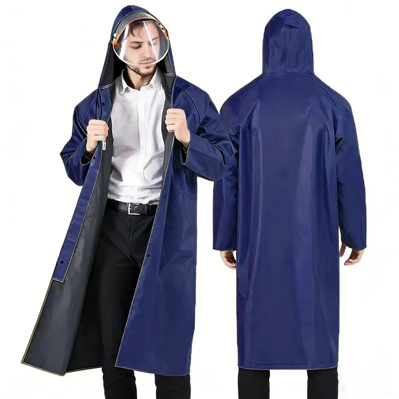 Custom Reflective Motorcycle Raincoat | 500 Pcs MOQ Heavy-Duty Oxford Cloth