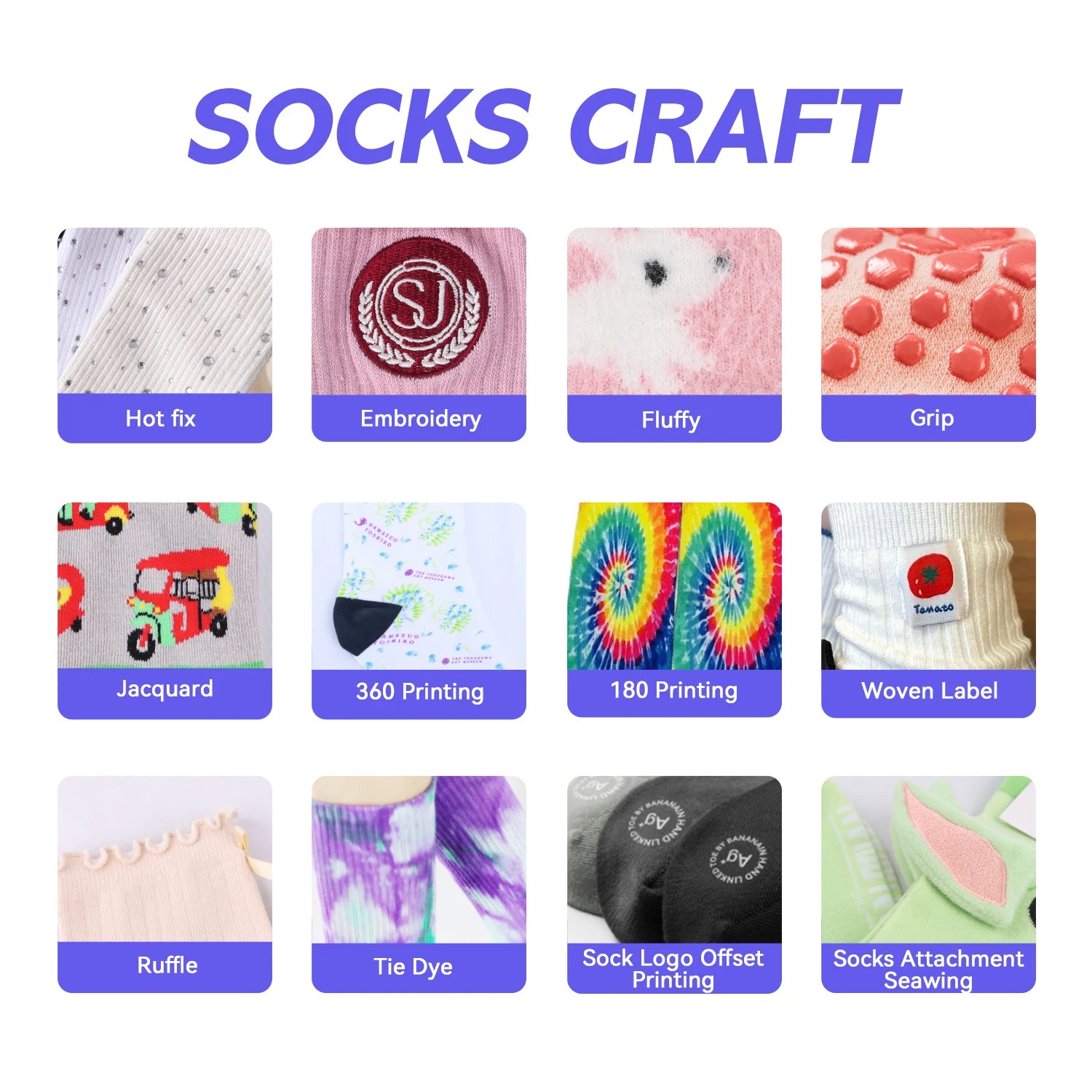 Custom Embroidered Anti-Slip Yoga Socks | Women's Grip Socks with Logo | Premium Studio Retail