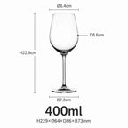 Vintage Crystal Wine Glasses: 500 MOQ, 14-Day Lead, LFGB Certified | Custom 500-1000ml Goblets