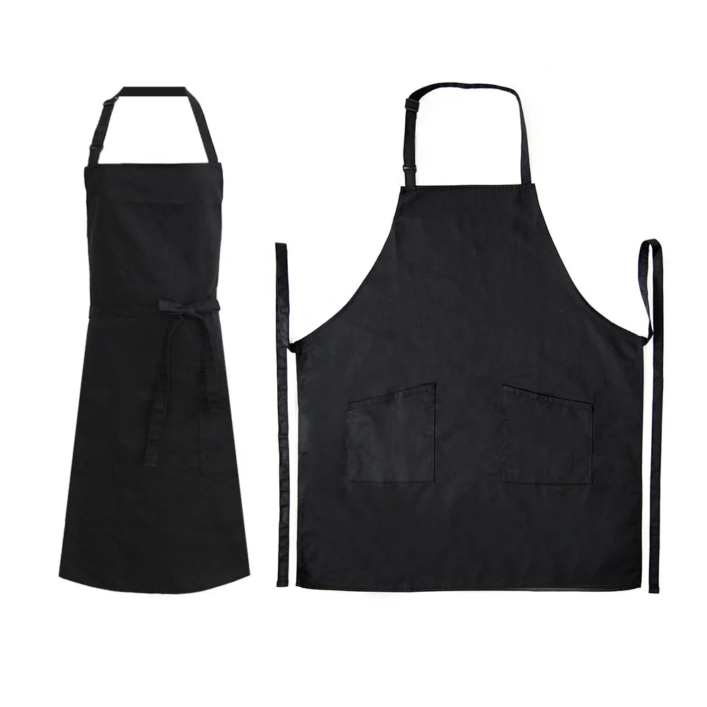 Custom Logo Waterproof Apron | 65/35 Polyester Cotton Chef Apron