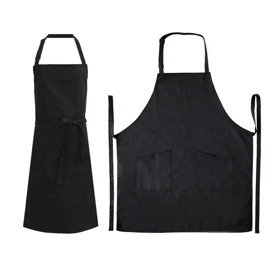 Custom Logo Waterproof Apron | 65/35 Polyester Cotton Chef Apron