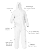 Custom Microporous Coveralls | CE/ASTM | 1-Piece Sample MOQ