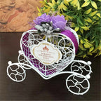 Metal Heart Carriage Favor Boxes | Wedding Favors | Wholesale